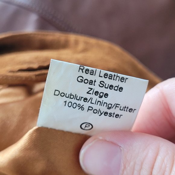 JODHPUR GALERIES LAFAYETTE VINTAGE BROWN SUEDE LEATHER PANTS - Picture 4 of 4